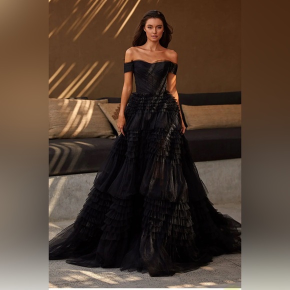 Black Tulle Dress - Picture 1 of 6